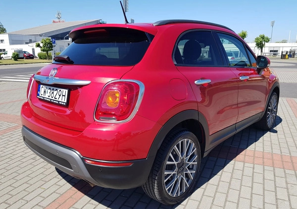 Fiat 500X cena 49900 przebieg: 128400, rok produkcji 2015 z Włocławek małe 232